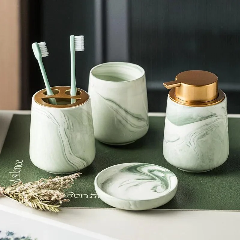 Green_Marble_4-Piece_Bathroom_Set_-_-4198088 Green Marble 4-Piece Bathroom Set -