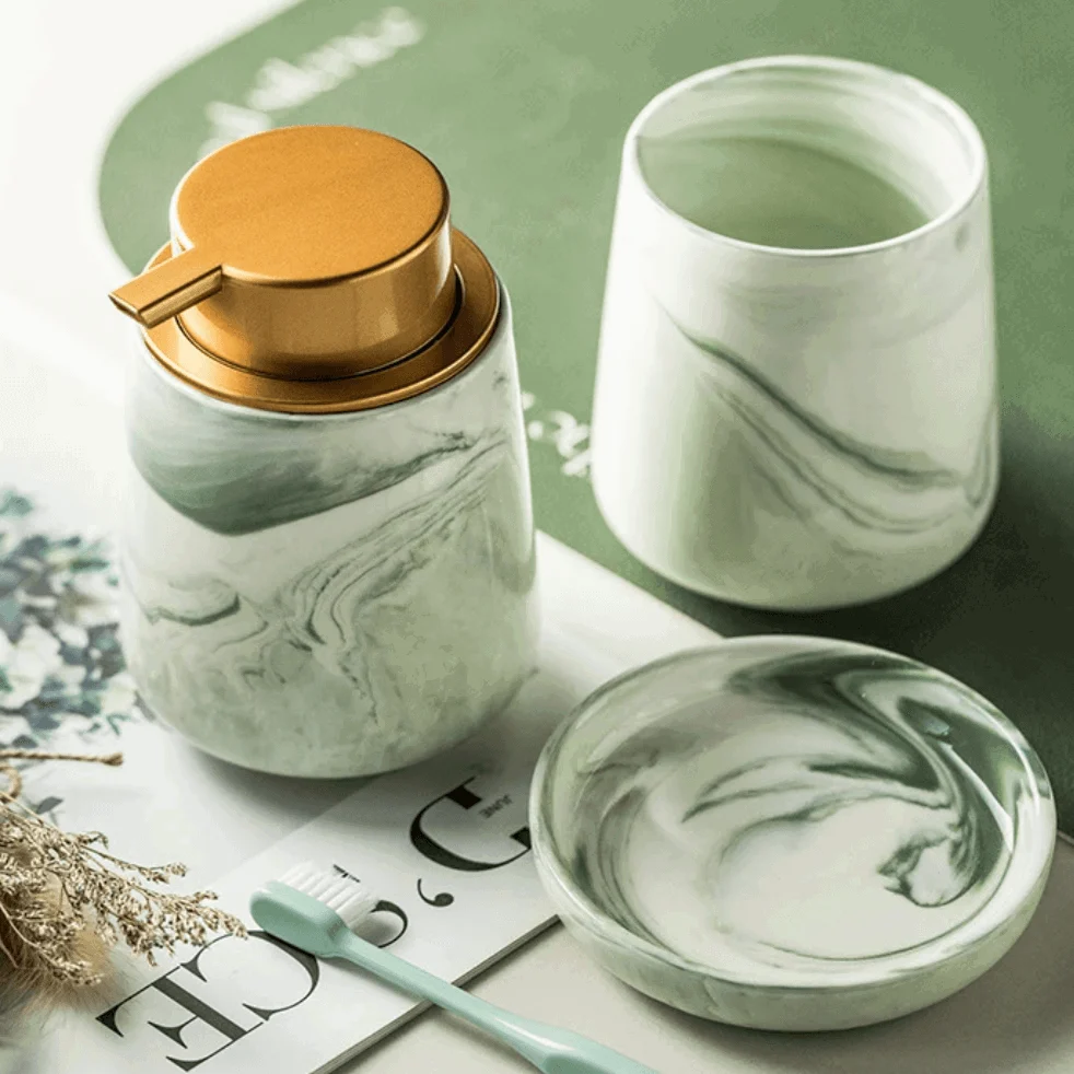Green_Marble_4-Piece_Bathroom_Set_-_-4198095 Green Marble 4-Piece Bathroom Set -