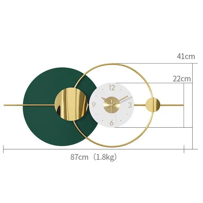 Green Simple Silent Wall Clock - - #tag1#