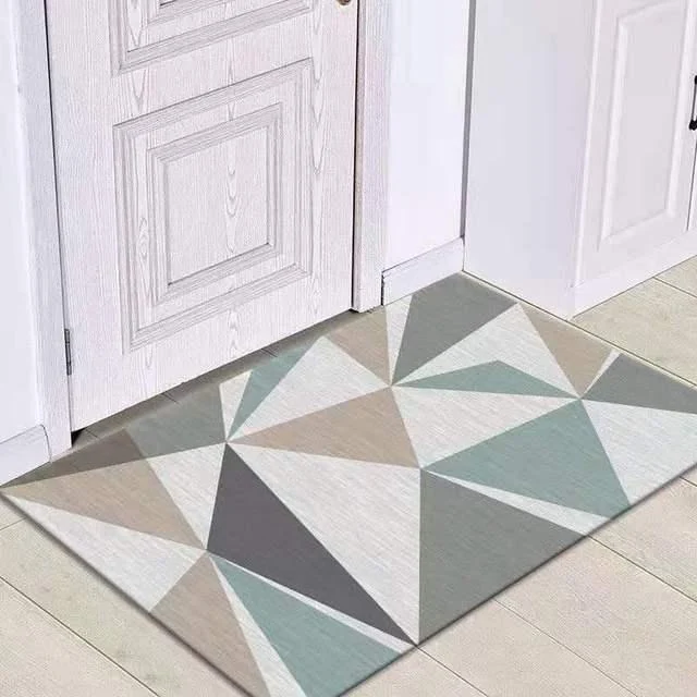 Grey_White_Modern_Tiles_Carpet_Living_Room_Bedroom_Rug_Doormat_-_-4198466 Grey White Modern Tiles Carpet Living Room Bedroom Rug Doormat -
