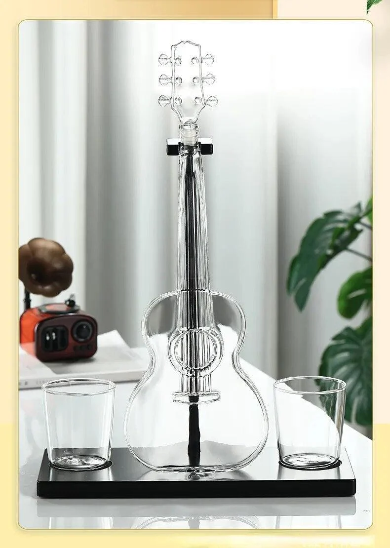 Guitar_Glass_Decanter_Set_-_-4198653 Guitar Glass Decanter Set -