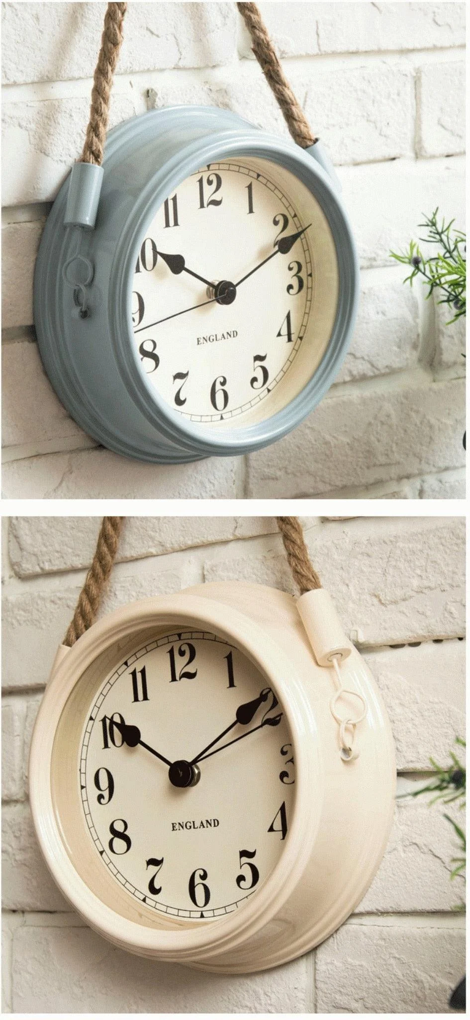 Vintage Metal Wall Clock - ISTANBULLU LTD