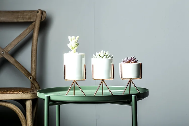 3pcs Minimalist Plant Flower Pots Decor