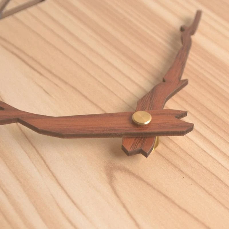 Wooden 3D Wall Clock - ISTANBULLU LTD