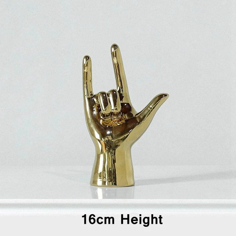Porcelain Gesture Statue - ISTANBULLU LTD