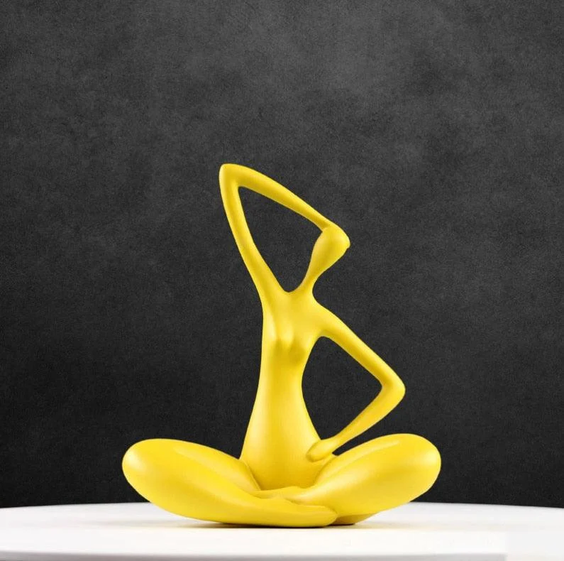 H23d72dec268f42078a8fa9dc9664b08b9 Yoga Woman Sculpture - ISTANBULLU LTD