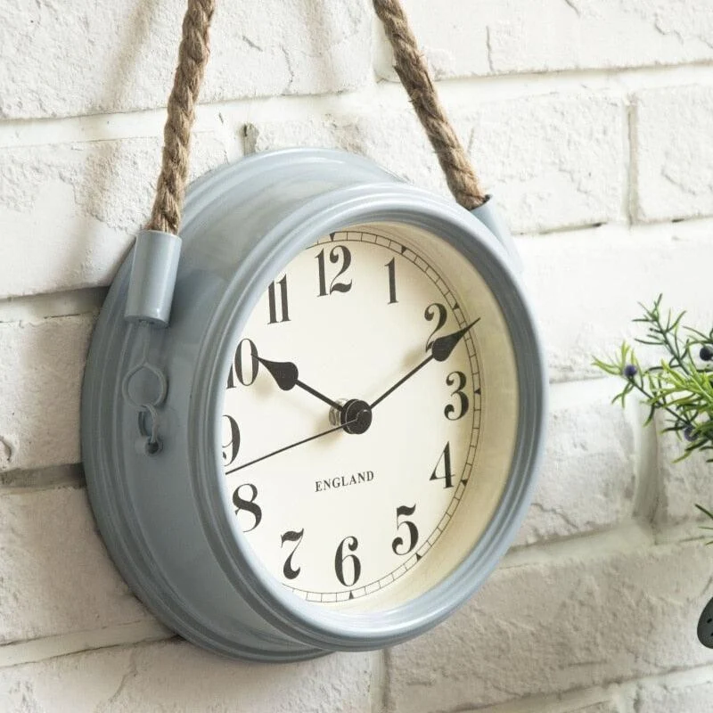Vintage Metal Wall Clock - ISTANBULLU LTD