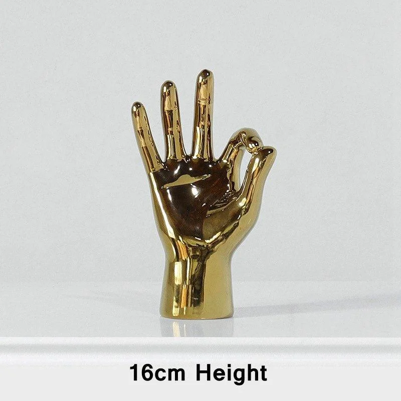 Porcelain Gesture Statue - ISTANBULLU LTD