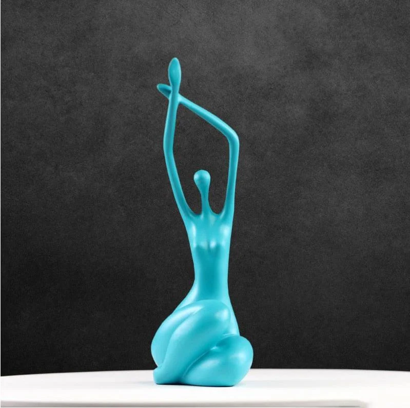 H4a7b0418013c4be68ab2638236b526e2q Yoga Woman Sculpture - ISTANBULLU LTD