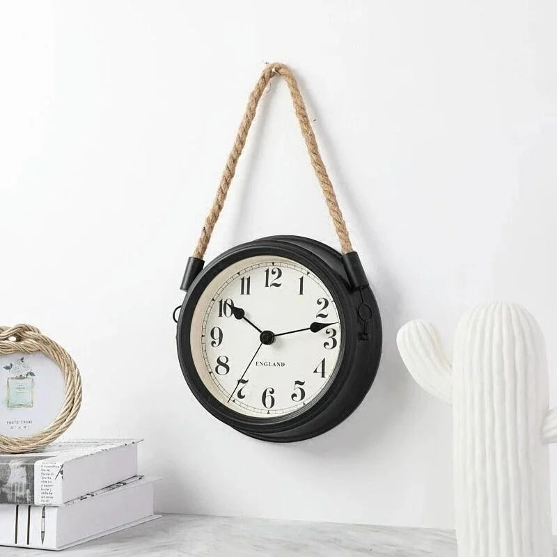 Vintage Metal Wall Clock - ISTANBULLU LTD