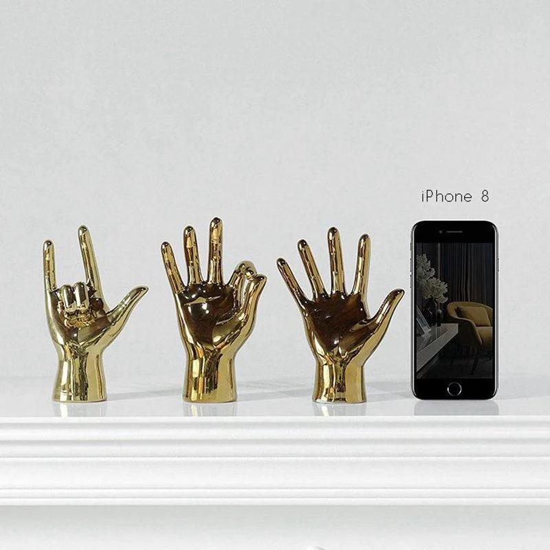 Porcelain Gesture Statue - ISTANBULLU LTD