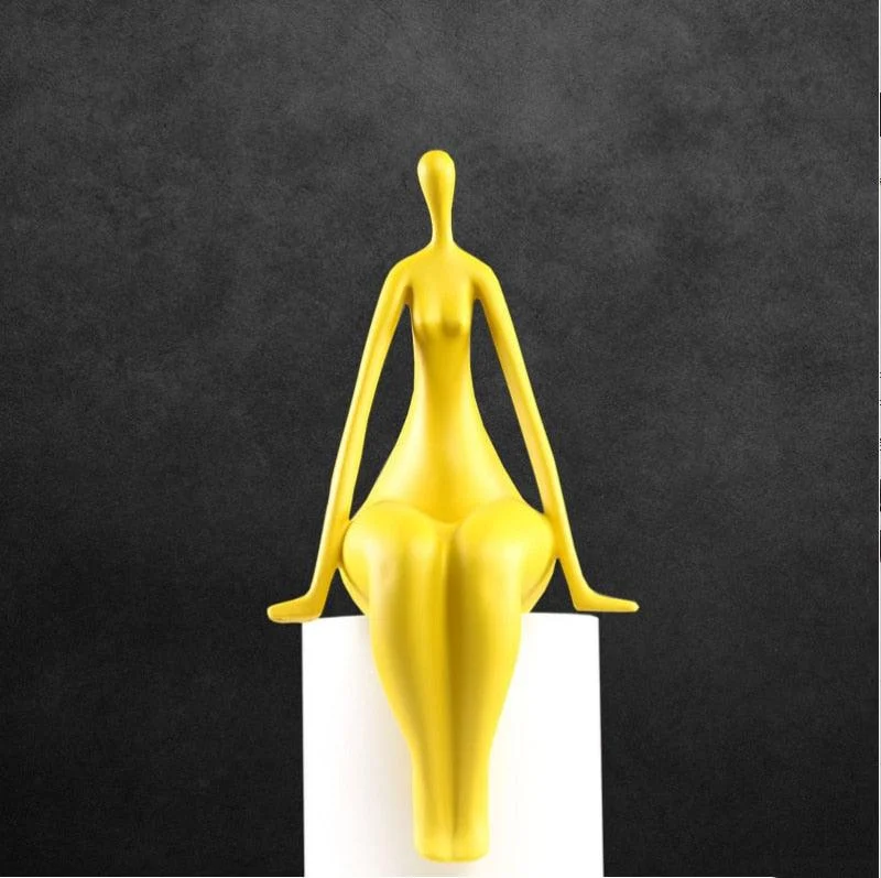 H67432f465e3b4ac0852bfd56706dbb65v Yoga Woman Sculpture - ISTANBULLU LTD