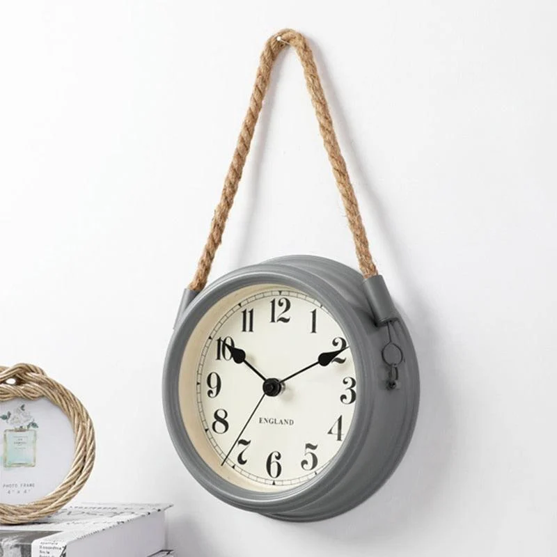 Vintage Metal Wall Clock - ISTANBULLU LTD
