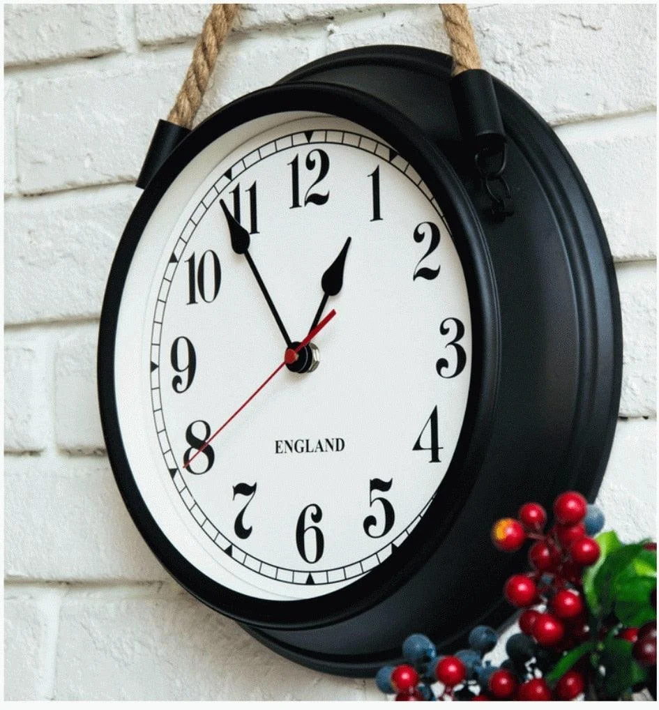 Vintage Metal Wall Clock - ISTANBULLU LTD