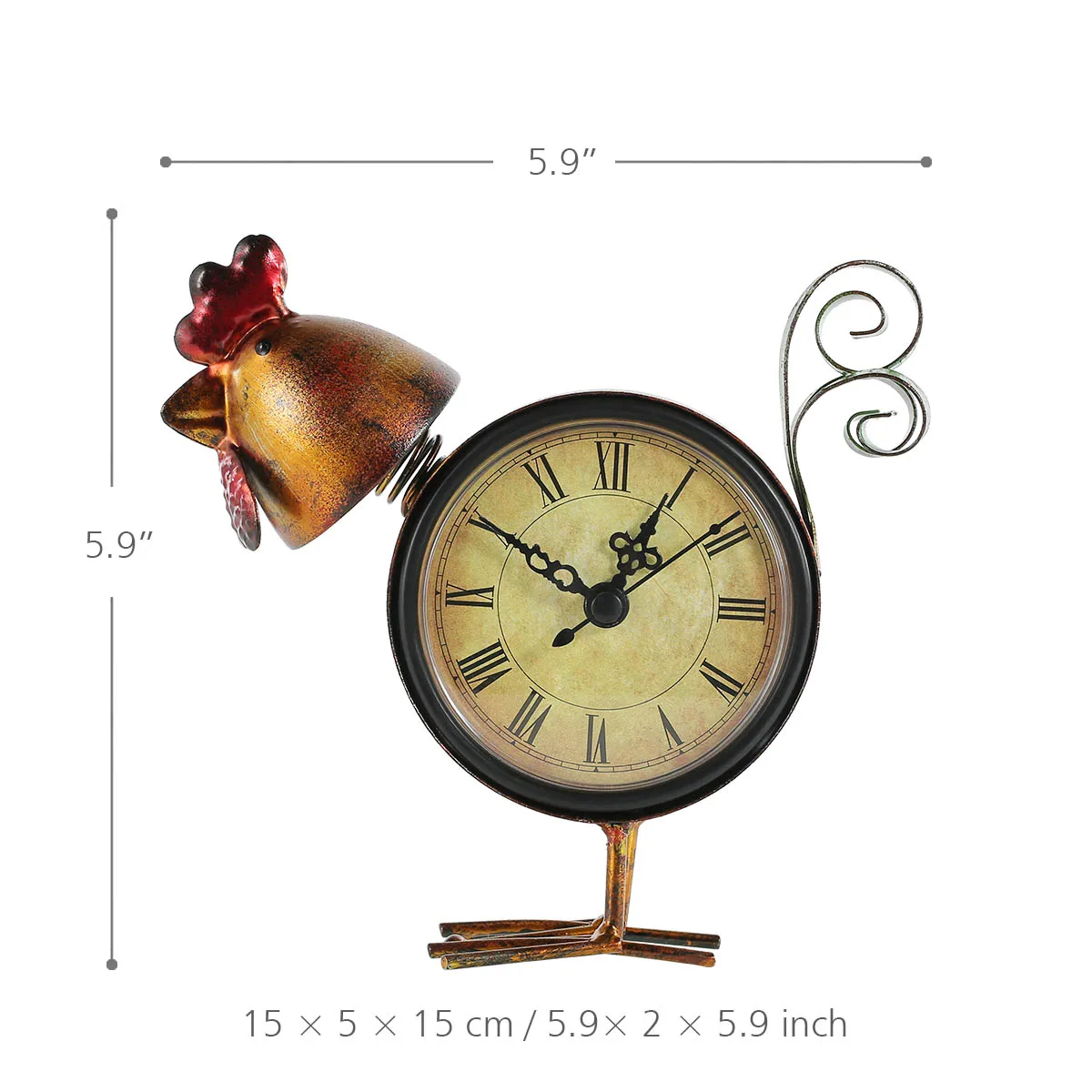 Retro Chick Decor Table Alarm Clock
