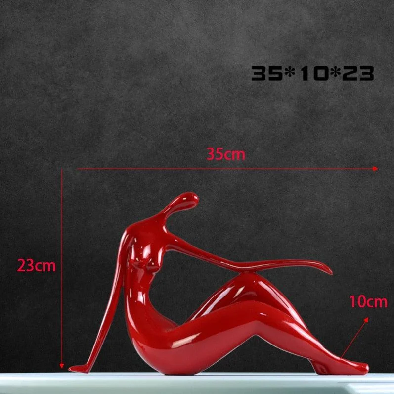 Ha82b5d1082b148be8e8add2f6ab79444R Yoga Woman Sculpture - ISTANBULLU LTD