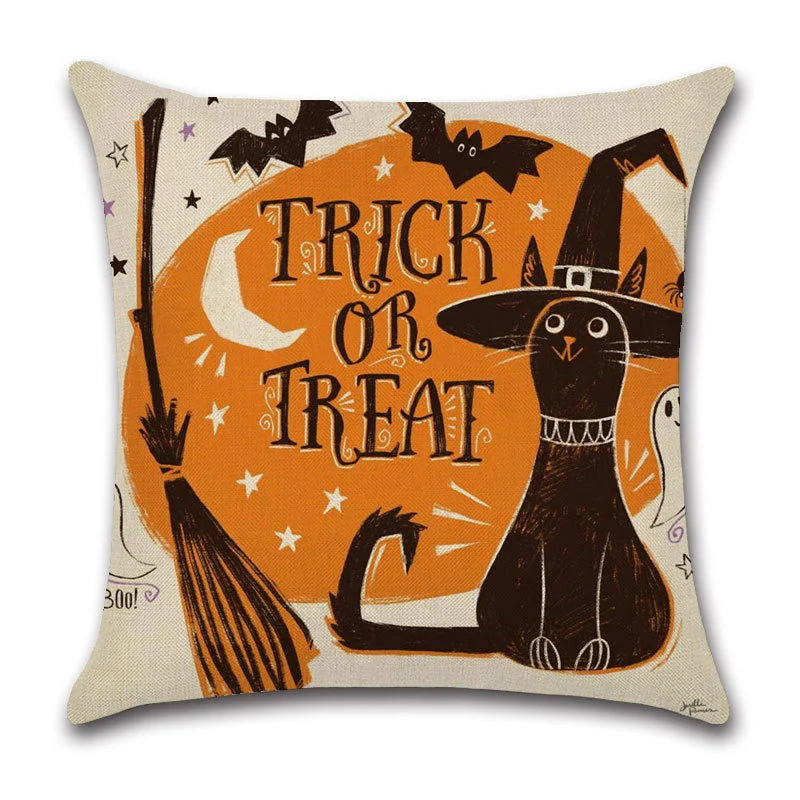 Halloween_Cartoon_Linen_Throw_Pillowcase_-_-_tag1_-4249136 Halloween Cartoon Linen Throw Pillowcase - - #tag1#