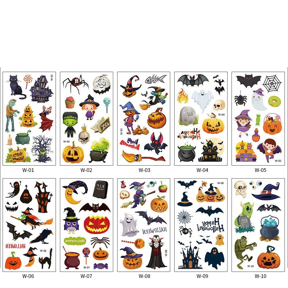 Halloween_Children_Cartoon_Tattoo_Sticker_-_-_tag1_-4249296 Halloween Children Cartoon Tattoo Sticker - - #tag1#