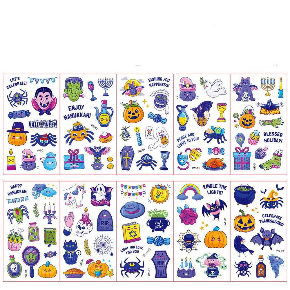 Halloween_Children_Cartoon_Tattoo_Sticker_-_-_tag1_-4249361 Halloween Children Cartoon Tattoo Sticker - - #tag1#