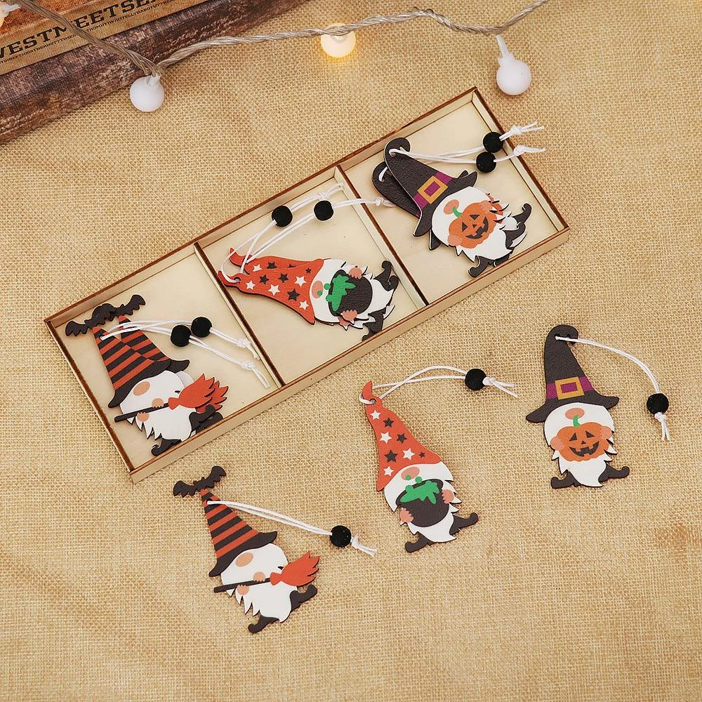 Halloween_Decoration_Cartoon_Gnome_Wooden_Pendant_-_-_tag1_-4250803 Halloween Decoration Cartoon Gnome Wooden Pendant - - #tag1#