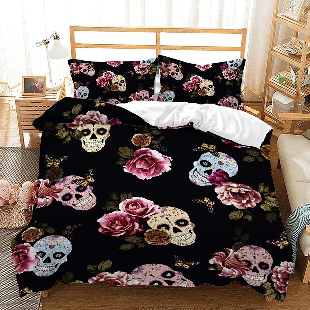 Halloween_Decoration_Three_Piece_3D_Printing_Quilt_Cover_-_-_tag1_-4252509 Halloween Decoration Three Piece 3D Printing Quilt Cover - - #tag1#