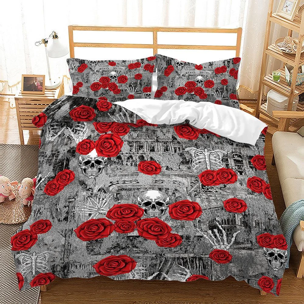 Halloween_Decoration_Three_Piece_3D_Printing_Quilt_Cover_-_-_tag1_-4252516 Halloween Decoration Three Piece 3D Printing Quilt Cover - - #tag1#