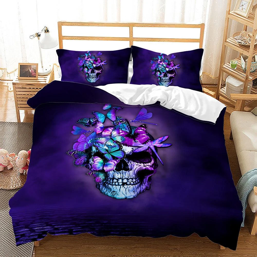 Halloween_Decoration_Three_Piece_3D_Printing_Quilt_Cover_-_-_tag1_-4252588 Halloween Decoration Three Piece 3D Printing Quilt Cover - - #tag1#