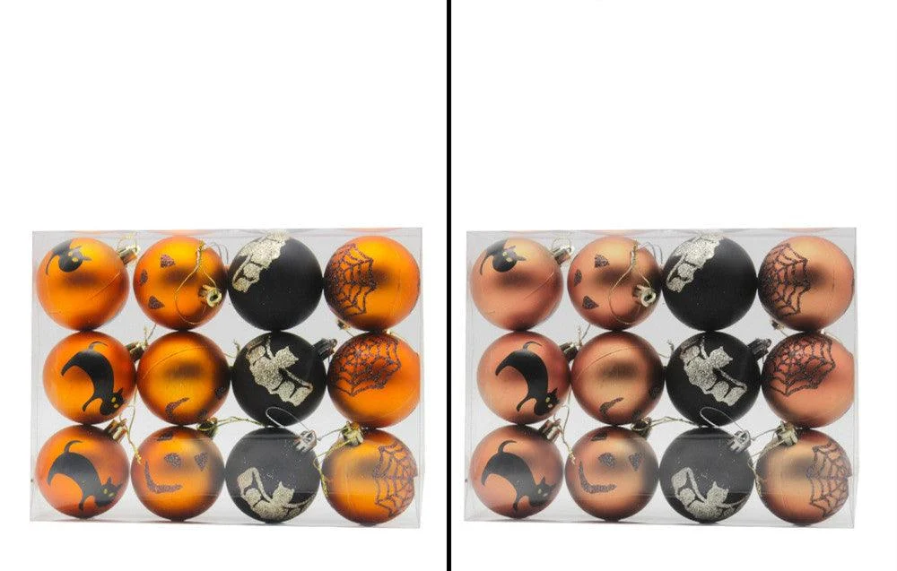 Halloween_Decorations_6cm12_Painted_Matte_Plastic_Balls_-_-_tag1_-4252721 Halloween Decorations 6cm12 Painted Matte Plastic Balls - - #tag1#