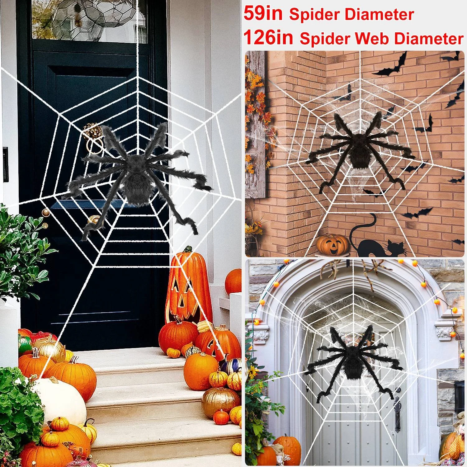 Halloween_Decorations_Spider_Outdoor_Stretch_Cobweb_-_-_tag1_-4253596 Halloween Decorations Spider Outdoor Stretch Cobweb - - #tag1#