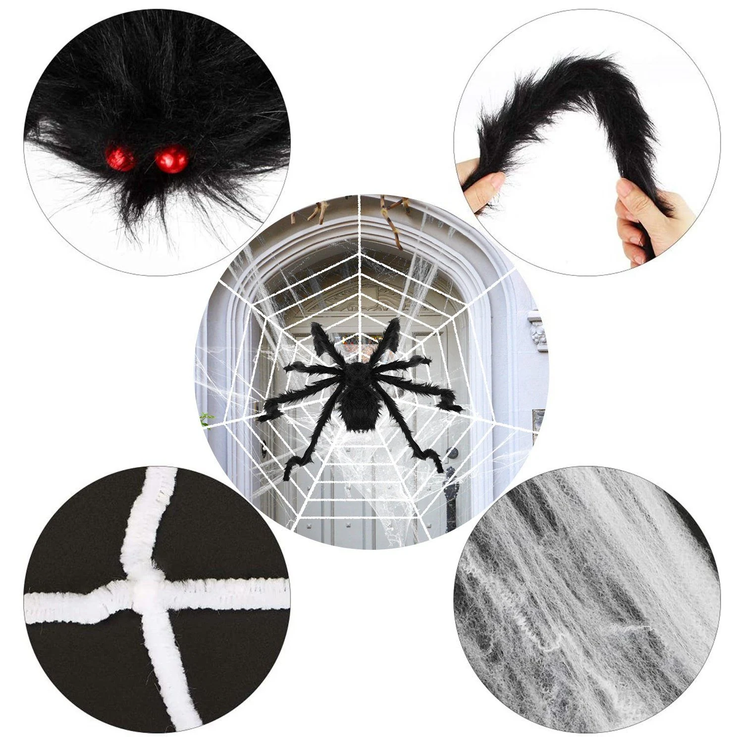 Halloween_Decorations_Spider_Outdoor_Stretch_Cobweb_-_-_tag1_-4253635 Halloween Decorations Spider Outdoor Stretch Cobweb - - #tag1#