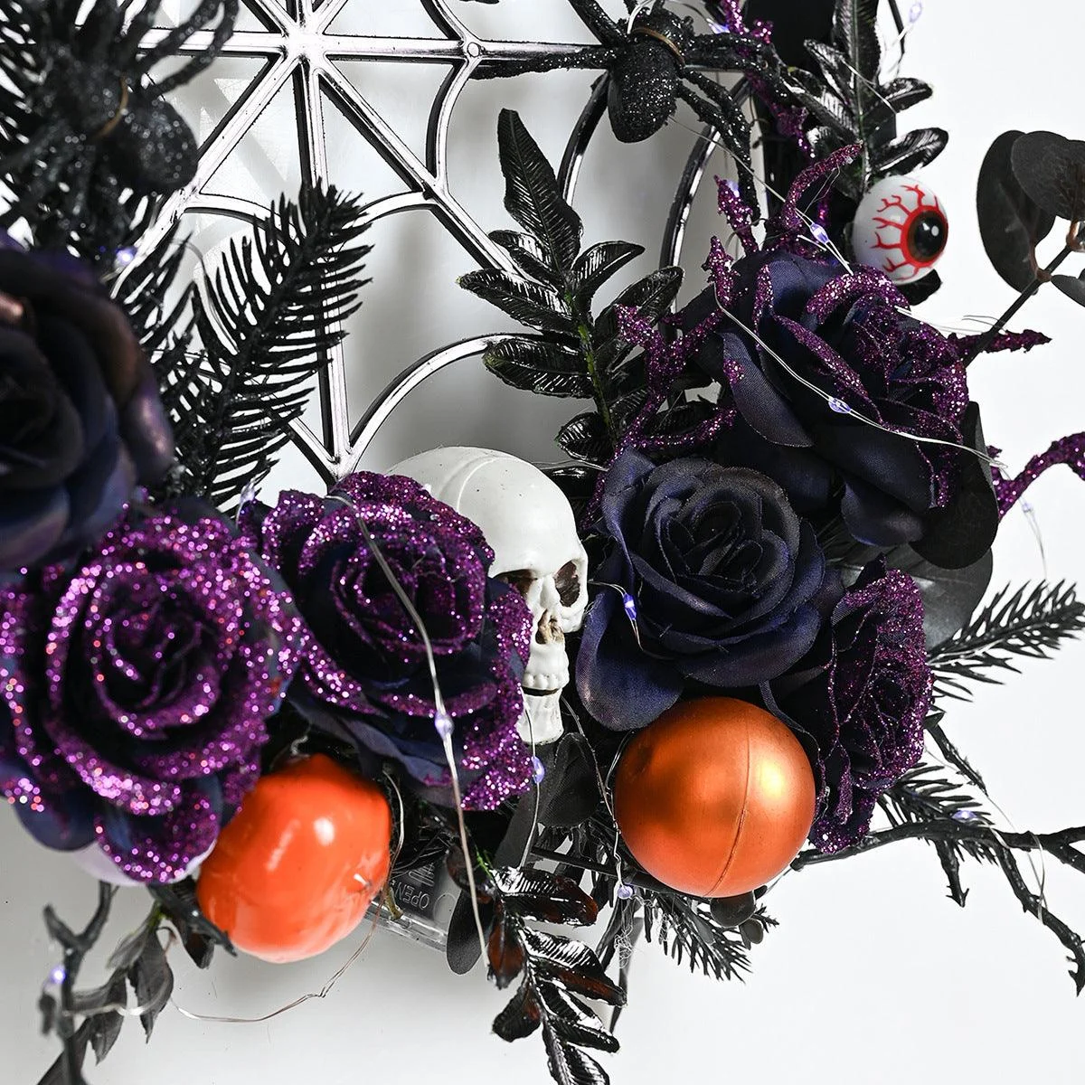 Halloween_Decorations_Spider_Skull_Vine_Ring_Artificial_Flower_Party_Layout_Props_Pendant_-_-_tag1_-4253686 Halloween Decorations Spider Skull Vine Ring Artificial Flower Party Layout Props Pendant - - #tag1#
