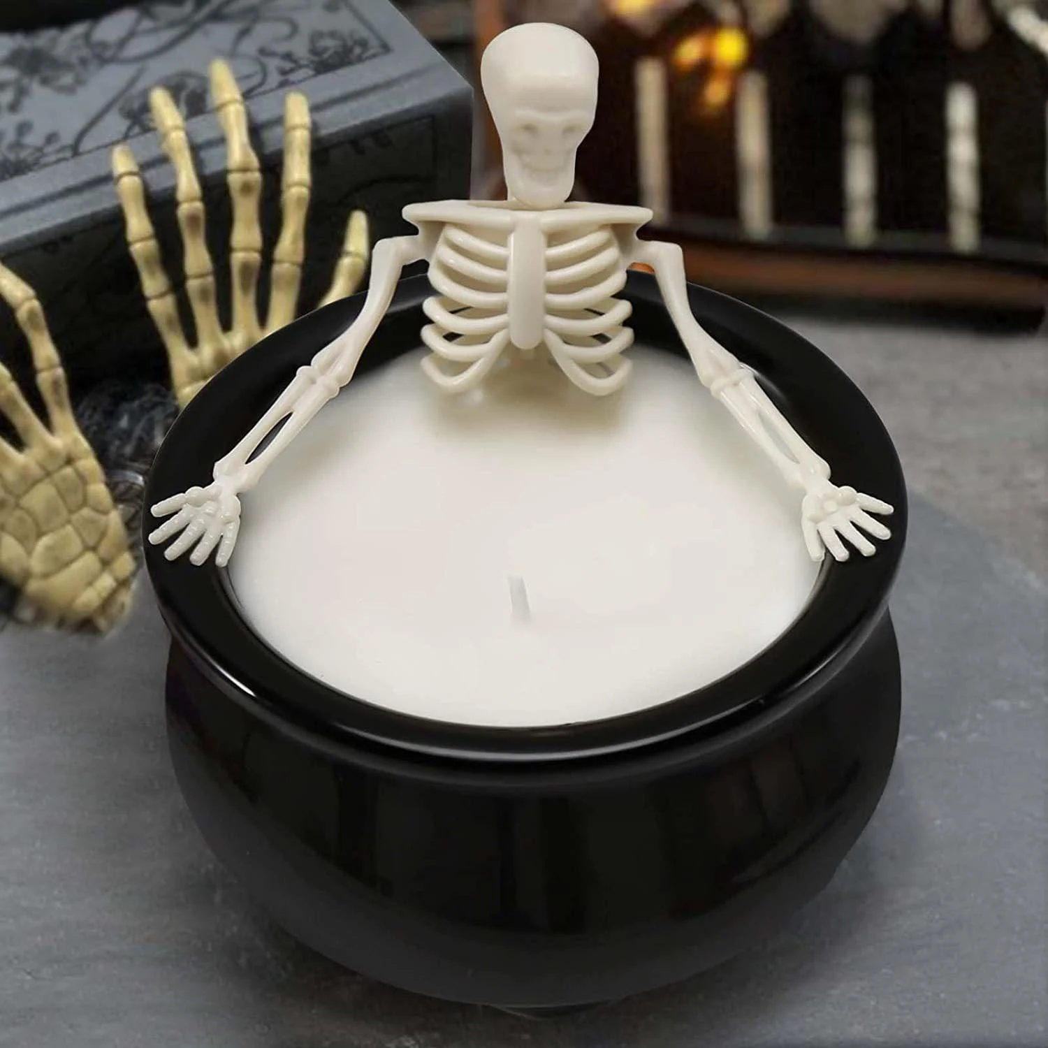 Halloween_Fluorescent_Skull_Candle_Gothic_Craft_Ornaments_-_-_tag1_-4255295 Halloween Fluorescent Skull Candle Gothic Craft Ornaments - - #tag1#