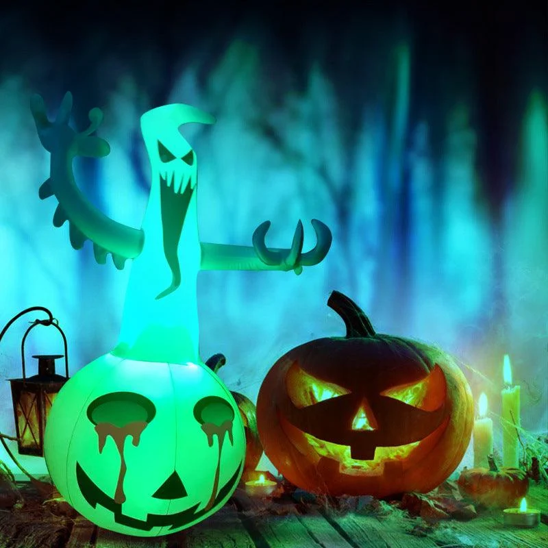 Halloween_Inflatable_Pumpkin_Ghost_Decorations_Color_Light_-_-_tag1_-4258920 Halloween Inflatable Pumpkin Ghost Decorations Color Light - - #tag1#