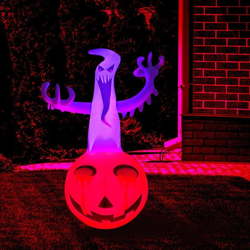 Halloween_Inflatable_Pumpkin_Ghost_Decorations_Color_Light_-_-_tag1_-4258932 Halloween Inflatable Pumpkin Ghost Decorations Color Light - - #tag1#