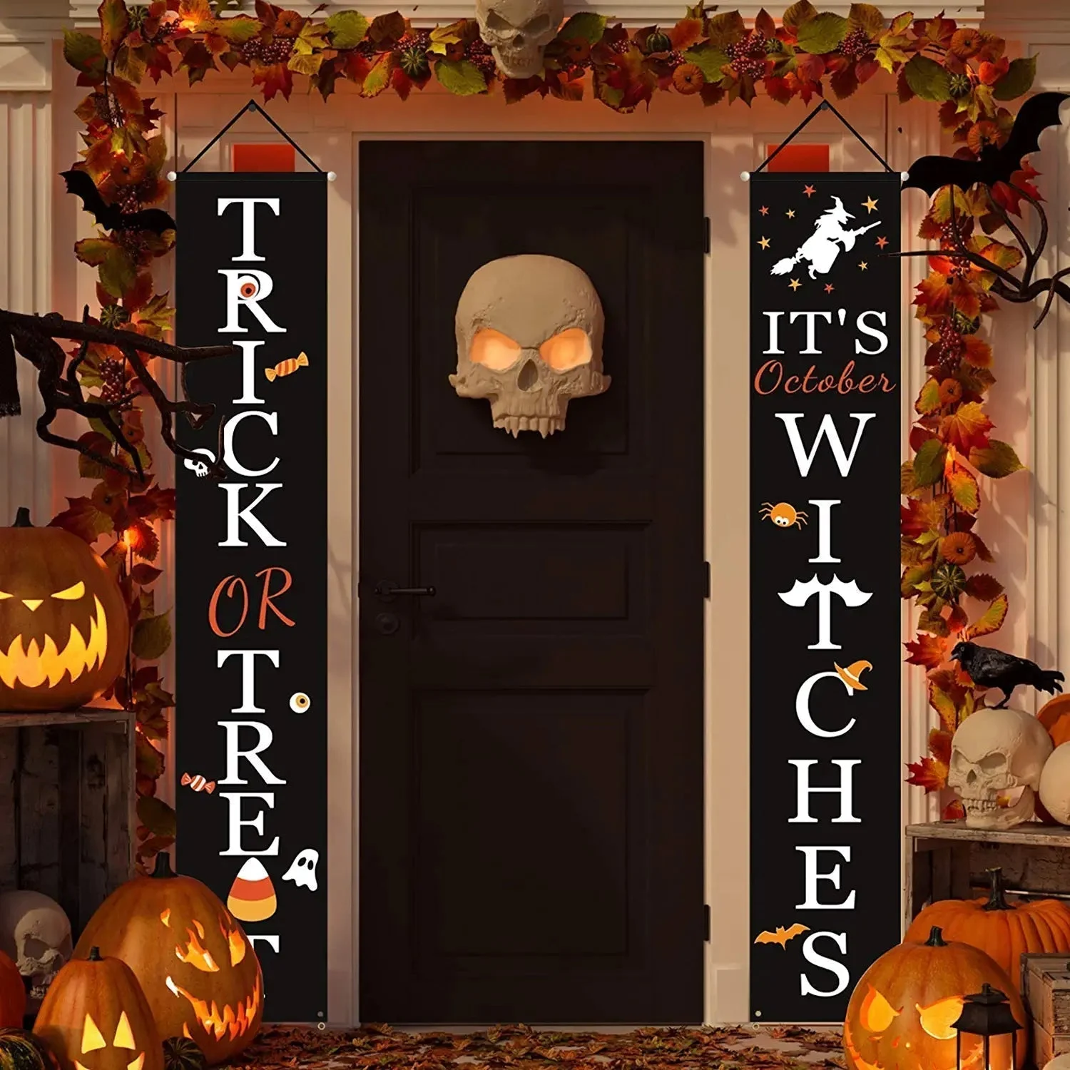 Halloween_Porch_Decoration_October_Witch_Front_Porch_Banner_Decorations_-_-_tag1_-4261320 Halloween Porch Decoration October Witch Front Porch Banner Decorations - - #tag1#
