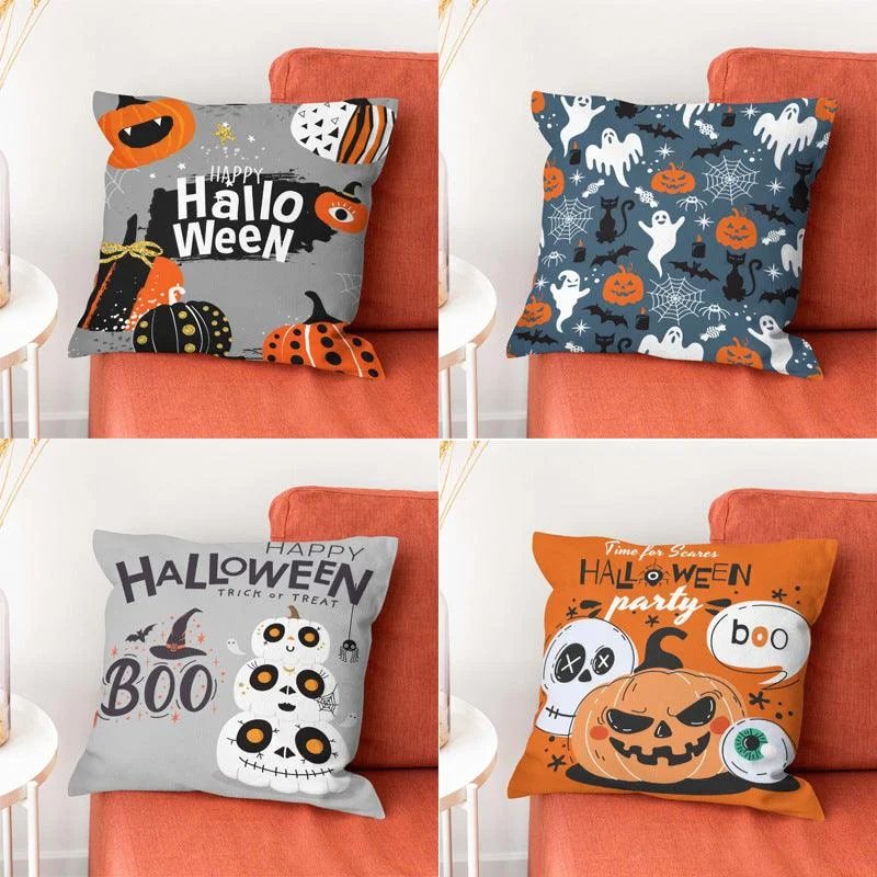 Halloween_Pumpkin_Castle_Pillow_Cover_-_-_tag1_-4262156 Halloween Pumpkin Castle Pillow Cover - - #tag1#