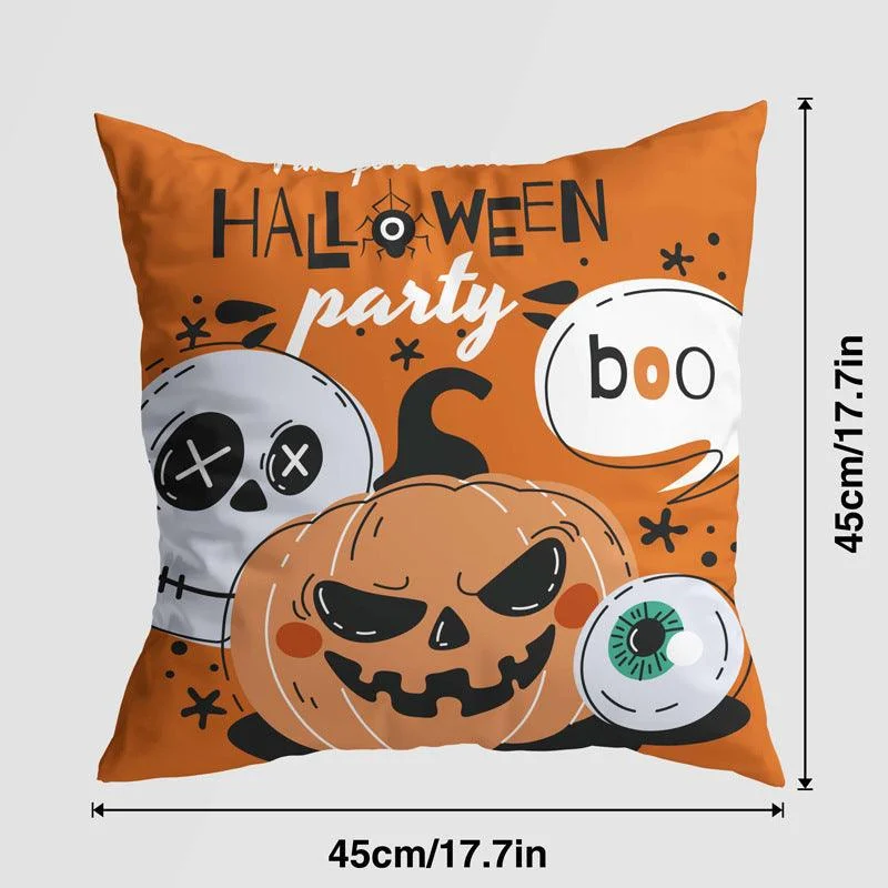 Halloween_Pumpkin_Castle_Pillow_Cover_-_-_tag1_-4262183 Halloween Pumpkin Castle Pillow Cover - - #tag1#