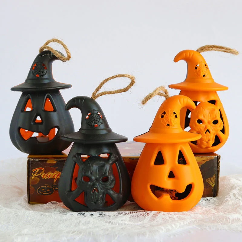 Halloween Pumpkin Lantern LED Colorful Home Party Decoration -  - #tag1#