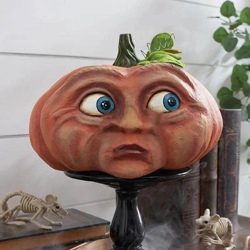 Halloween Pumpkin Outdoor Decoration - Funny Pumpkin Head Home Decoration - - #tag1#