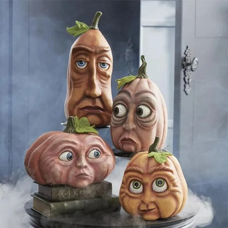 Halloween Pumpkin Outdoor Decoration - Funny Pumpkin Head Home Decoration -  - #tag1#