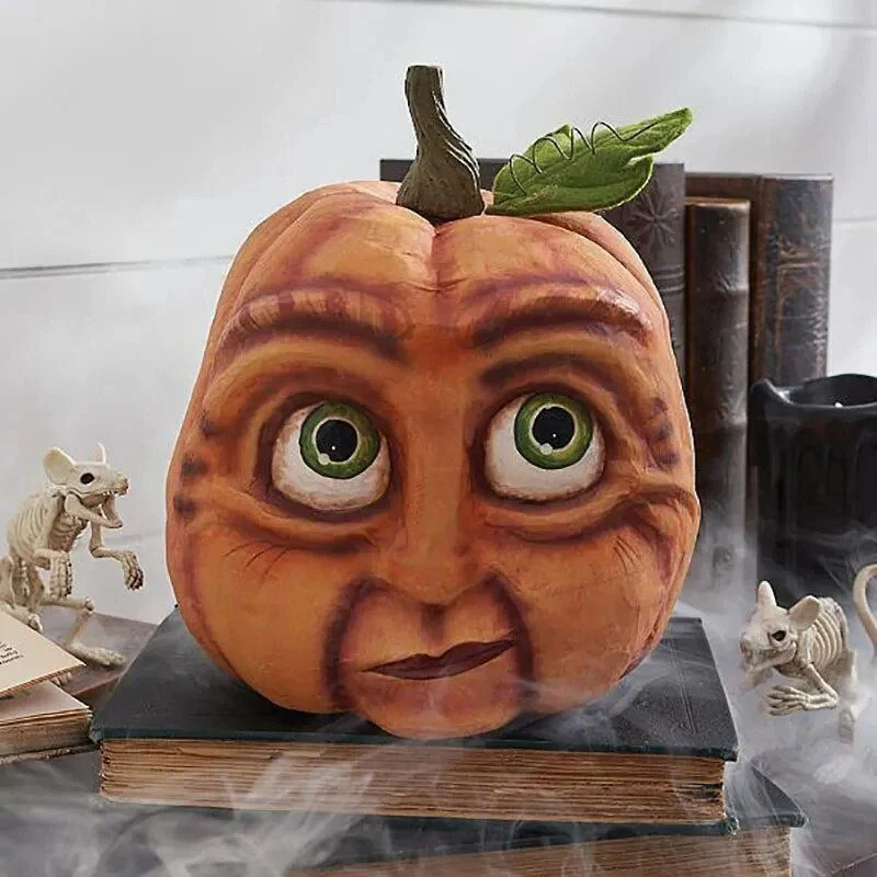 Halloween Pumpkin Outdoor Decoration - Funny Pumpkin Head Home Decoration -  - #tag1#