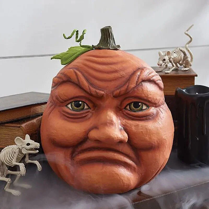 Halloween Pumpkin Outdoor Decoration - Funny Pumpkin Head Home Decoration -  - #tag1#