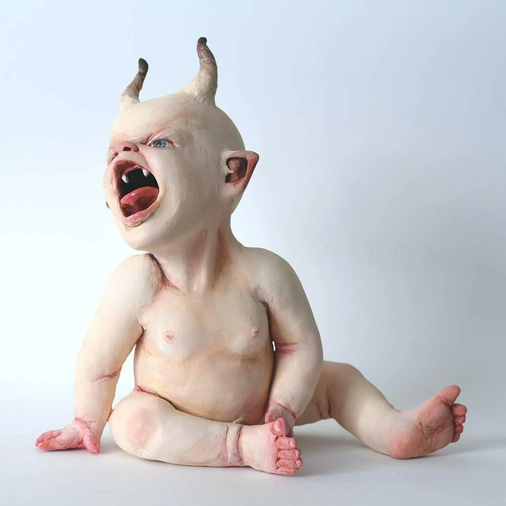 Halloween_Scary_Baby_Resin_Figurine_Ornament_-_-_tag1_-4263529 Halloween Scary Baby Resin Figurine Ornament - - #tag1#