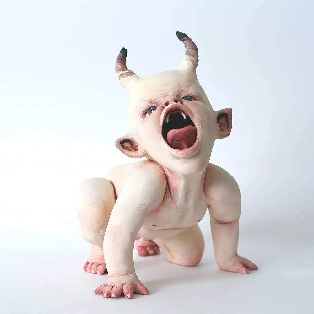 Halloween_Scary_Baby_Resin_Figurine_Ornament_-_-_tag1_-4263534 Halloween Scary Baby Resin Figurine Ornament - - #tag1#