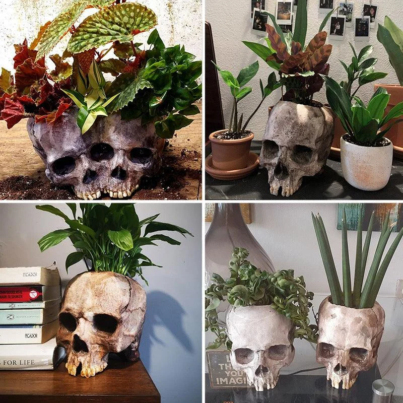 Halloween_Skull_Resin_Flower_Pot_Outdoor_Study_-_-_tag1_-4264654 Halloween Skull Resin Flower Pot Outdoor Study - - #tag1#