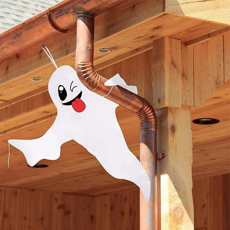 Halloween_White_Spooky_Ghost_Flag_-_-_tag1_-4266024 Halloween White Spooky Ghost Flag - - #tag1#