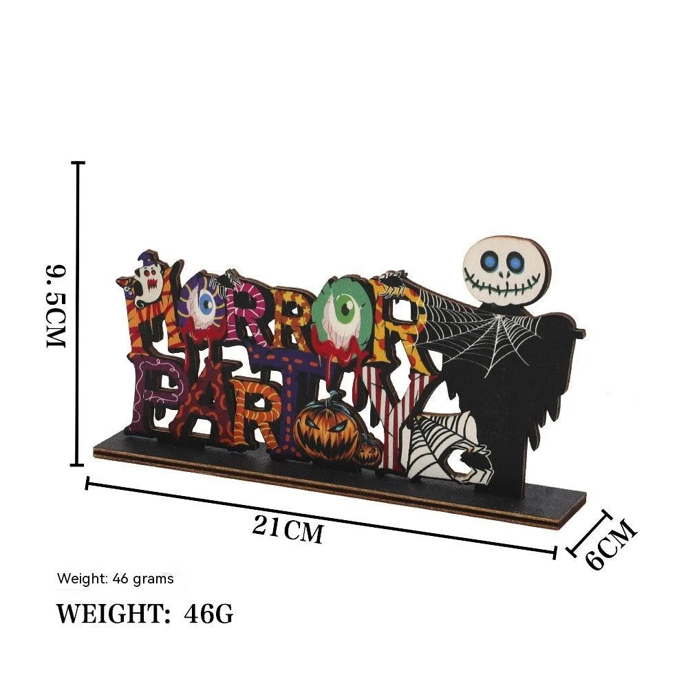 Halloween Wooden Decoration Decorations Festival -  - #tag1#