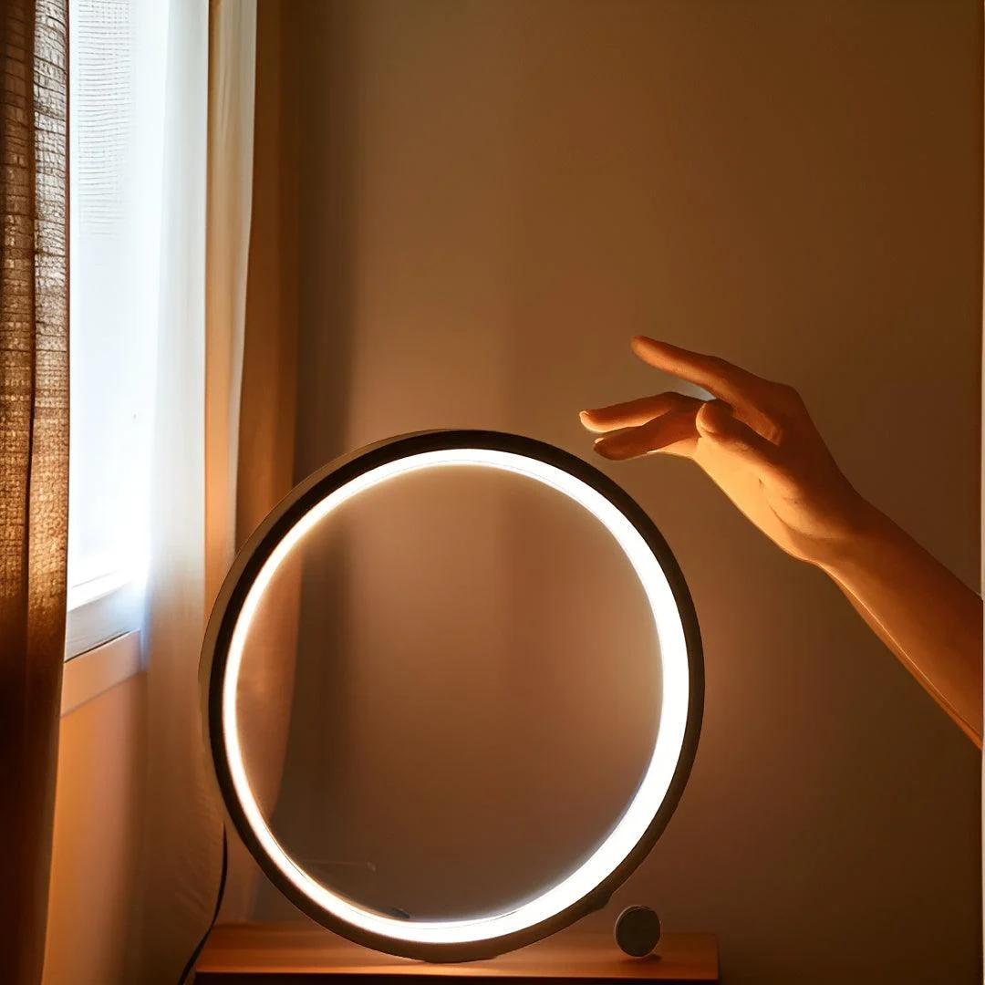 Halo Glow - Round Table Lamp -  - #tag1#