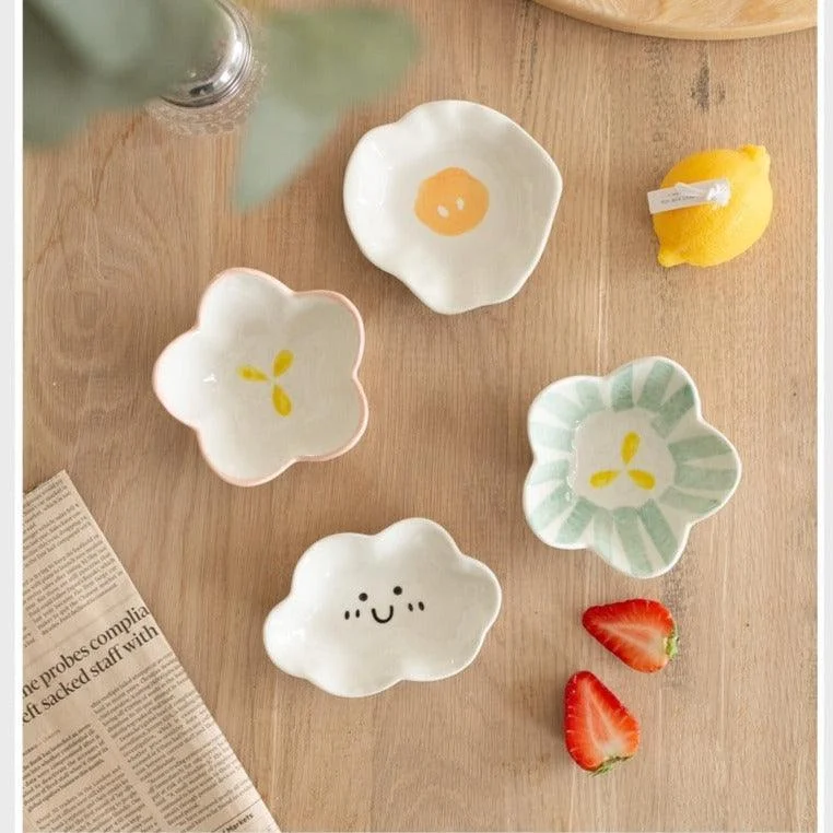 Hand-Painted_Sauce_Dish_-_-4199384 Hand-Painted Sauce Dish -