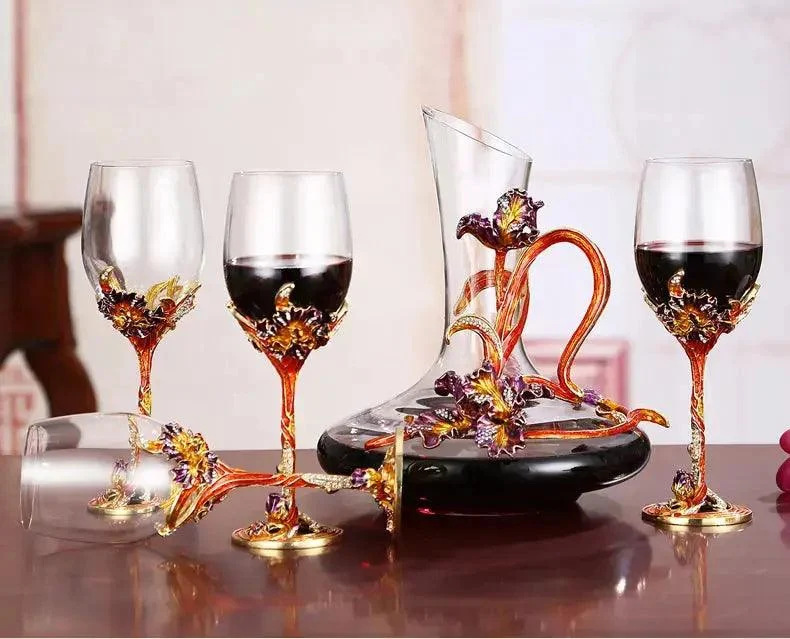 Hand-blown-and-painted-goblet-and-decanter-Exclusive-to-Decorfaure-Decorfaure-1685702121 Hand Blown And Painted Goblet And Decanter Exclusive To Decorfaure Decorfaure 1685702121